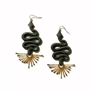 Medusa earrings by meesha farzaneh